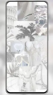 White Wallpaper android App screenshot 2